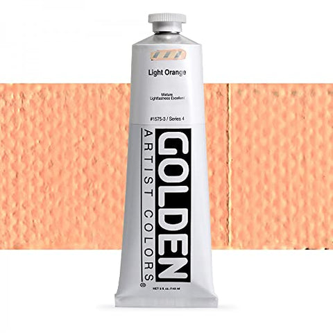 Golden Heavy Body Acrylic - Light Orange 5oz tube