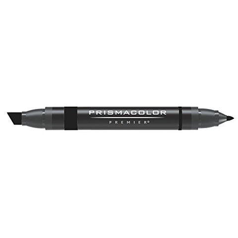 Prismacolor - Art Marker - Jet Black PM211, Chisel & Fine Pin, Double Ended