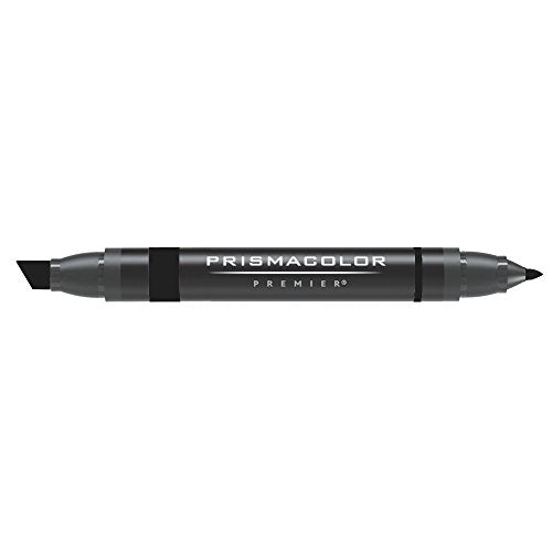 Prismacolor - Art Marker - Jet Black PM211, Chisel & Fine Pin, Double Ended