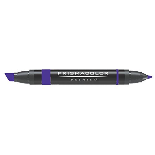 Prismacolor Double-Ended Marker, Broad and Fine Tip, PM50 Violet (3486)