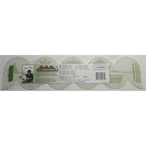 Quick Points Ruler 1.5-inch Scallop Ruler
