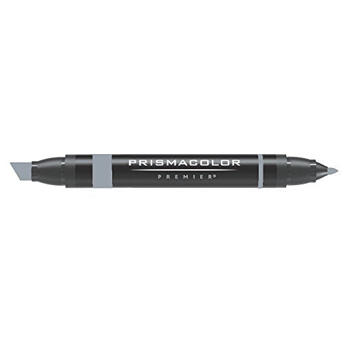 Prismacolor Double-Ended Marker, Broad and Fine Tip, PM113 Cool Gray 60% (3525)