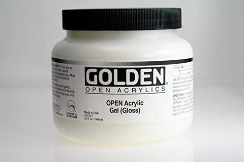 Golden Open Acrylic Gel Medium - Gloss 1 Gallon