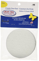 Bosal Craf-Tex Round Coaster fusible, White