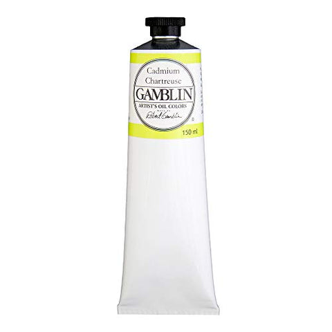 Gamblin Artist Oil, 150ml Tube, Cadmium Chartreuse (2110)