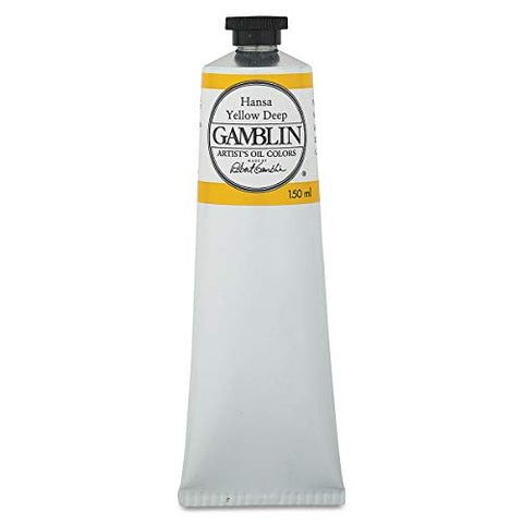 Gamblin Artist Oil Color - Hansa Yellow Deep - 150 ml Tube