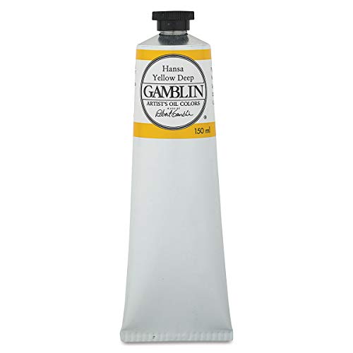 Gamblin Artist Oil Color - Hansa Yellow Deep - 150 ml Tube