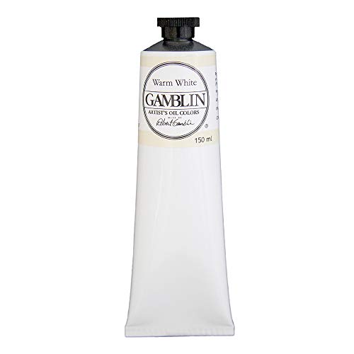 Gamblin Artist Oil, 150ml Tube, Warm White (2805)