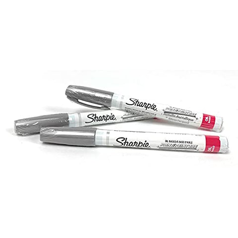 Extra Fine Point Paint Marker [Set of 3] Color: Silver