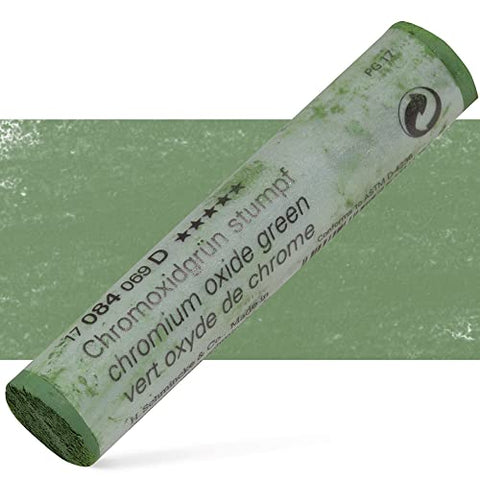 Schmincke Extra Soft Full Stick Pastels - 084D - Chromium Oxide Green Pure