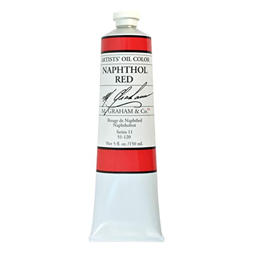 M. Graham Artist Oil Paint Naphthol Red 5oz Tube