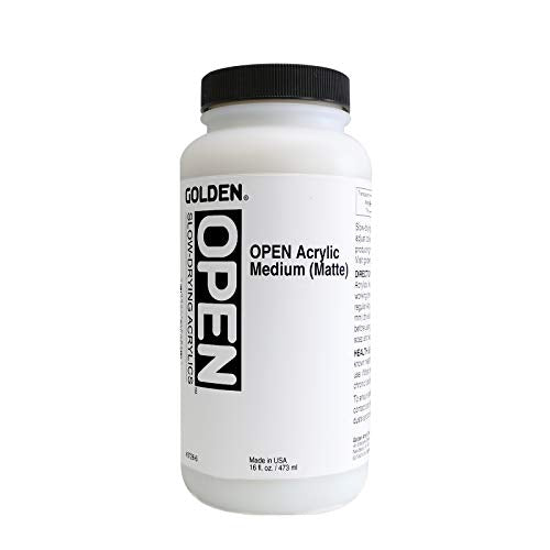 16oz OPEN Acrylic Fluid Medium Matte