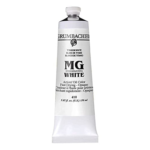 Grumbacher MG Underpainting White, 5.07 oz Tube, Titanium White