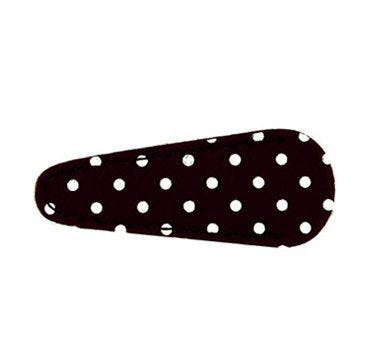 Inazuma Small Embroidery Scissor Sheath - Black with White Polka Dots