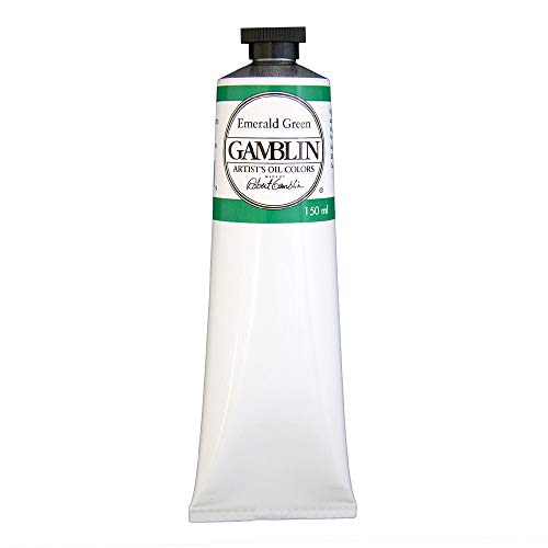 5.07 Ounce Artists' Grade Oil Color: Emerald Green