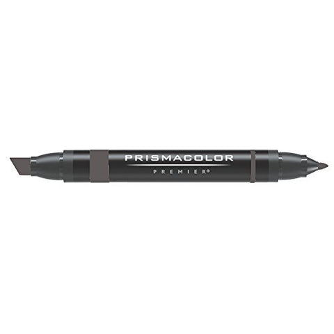 Prismacolor Double-Ended Marker, Broad and Fine Tip, PM162 French Gray 80% (3574)