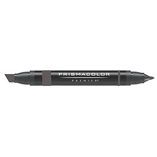 Prismacolor Double-Ended Marker, Broad and Fine Tip, PM162 French Gray 80% (3574)