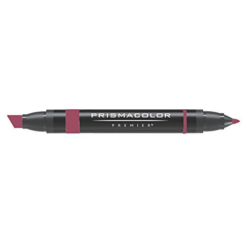 Prismacolor Double-Ended Marker, Broad and Fine Tip, PM169 Tuscan Red (3581)