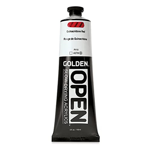 Golden Open Acrylic 5 oz Quinacridone Red