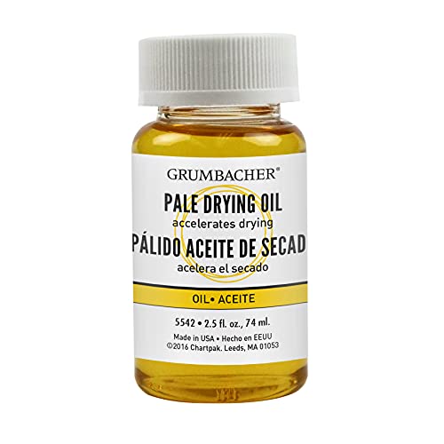 Grumbacher Pale Drying Oil, 2-1/2-Oz. Jar, #554-2