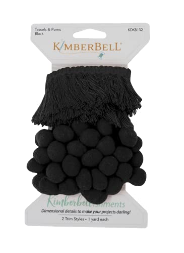 Kimberbell Rick Rack (Black: Tassels & Poms)