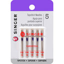 SINGER 04725 Universal Topstitch Sewing Machine Needles, 5-Count