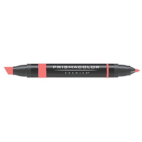 Prismacolor Double-Ended Marker, Broad and Fine Tip, PM6 Carmine Red (3455)