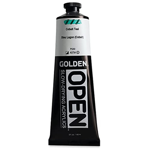 Golden Open Acrylic 5 oz Tube Cobalt Teal