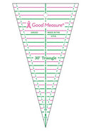 Good Measure 30 Degree Triangle Ruler