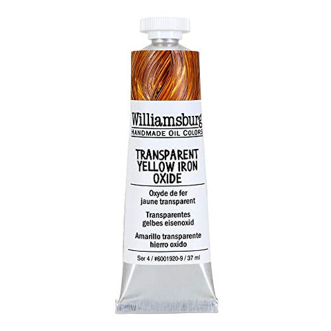 Williamsburg Oil 37ml Tube, Transparent Yellow Iron Oxide (60019209)