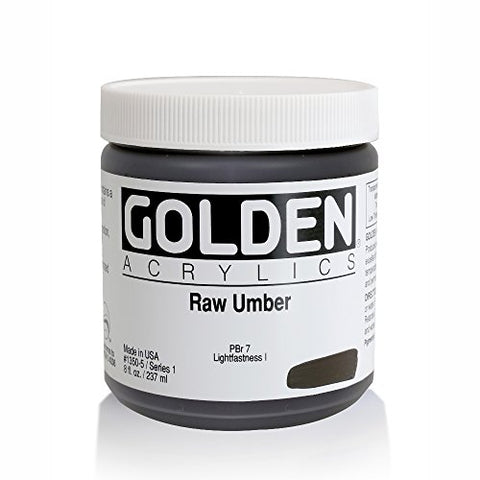 Golden Heavy Body Acrylic, 8 Ounce, Raw Umber