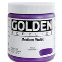 Golden Heavy Body Acrylic - Medium Violet 8oz jar