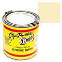 1 Quart 1 Shot IVORY Paint Lettering Enamel Pinstriping & Graphic Art