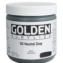 Golden Heavy Body Acrylic - Neutral Gray N2 16oz jar