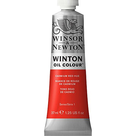 Winsor & Newton Winton Oil Color Paint, 37-ml Tube, Cadmium Red Hue