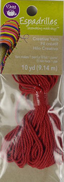 Dritz Espadrilles Yarn, 10 yd, Red