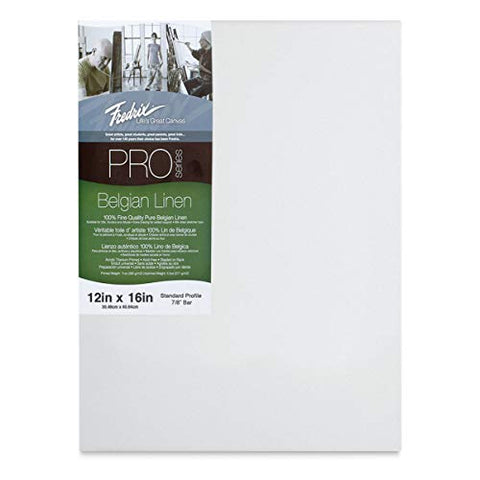 Fredrix Pro Series Traditional Profile Belgian Linen Canvas - 12