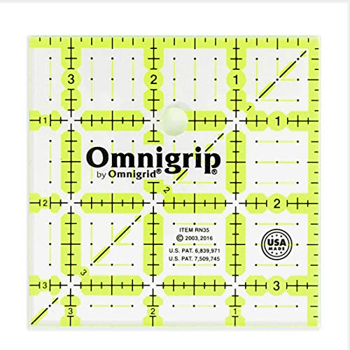 Omnigrid Omnigrip Ruler, 3-½