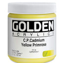 Golden Heavy Body Acrylic - C.P. Cadmium Yellow Primrose 8oz jar