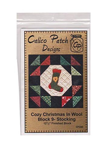 Calico Patch Designs Quilt Block Pattern, 12.5