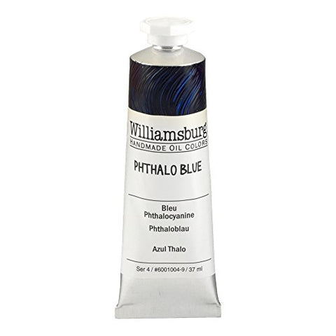 Williamsburg Handmade Oil Paint - Phthalo Blue, 37 ml tube