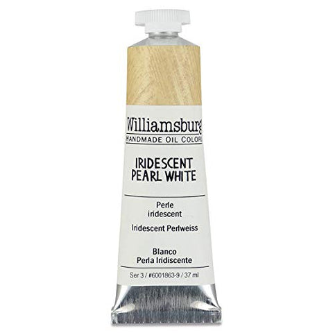 Handmade Oil Paint Color: Iridescent Pearl White