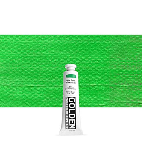 2 Oz Heavy Body Acrylic Color Paints Color: Light Green (Blue Shade)