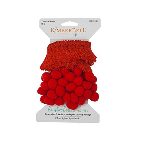 Kimberbell Rick Rack (Red: Tassels & Poms)