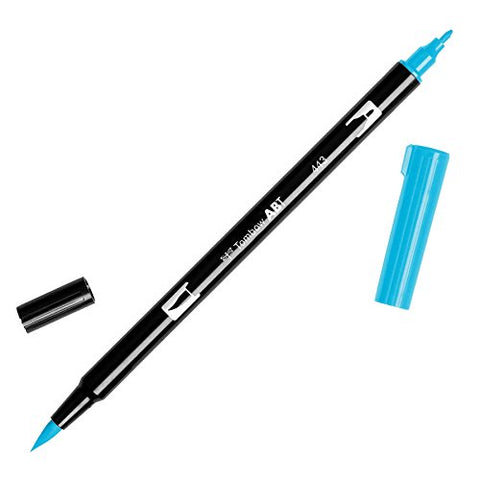 Tombow Dual Brush Pen Art Marker, 443 - Turquoise, 1-Pack