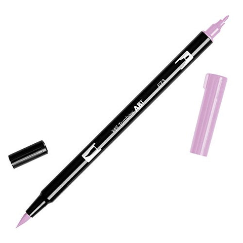 Tombow Dual Brush Pen Art Marker, 673 - Orchid, 1-Pack