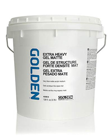 Golden Artist Colors - Extra Heavy Gel Matte - 128 oz Jar