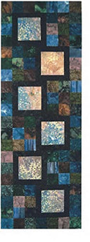 Memories Piece Tablerunner Quilting Pattern #317 from Mountainpeek Creations Designed by Cathy Smith Finished Size: Small 14.5 x 40.5, Large 14.5 x 52.5