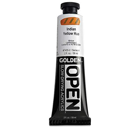 Open 2 Oz Acrylic Color Paints Color: Indian Yellow Hue