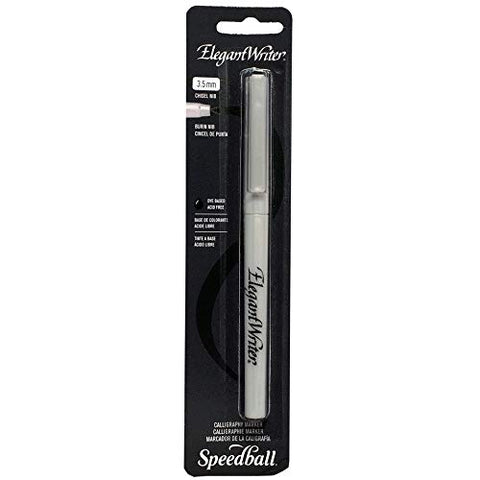Speedball Elegant Writer Marker - Extra Broad, Black-3.5MM